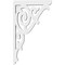 Ekena Millwork Athens Architectural Grade PVC Bracket, 5/8"W X 6"D X 10"H BKTP01X06X10AT - alternate 4